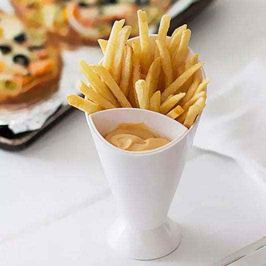 Multi-Function Snack Holder With Dipping Cup (Pack Of 2)