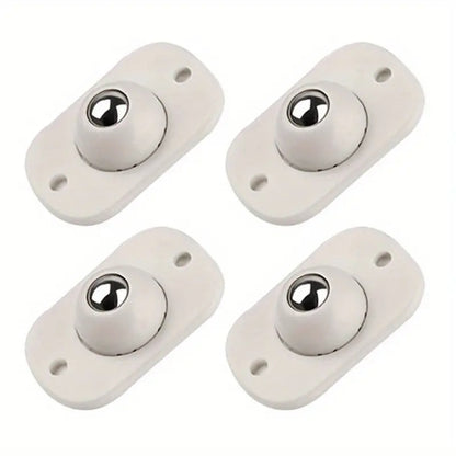Set Of 4 Small Rotating Furniture Wheels