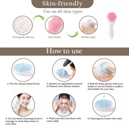 Silicone Face Wash Brush
