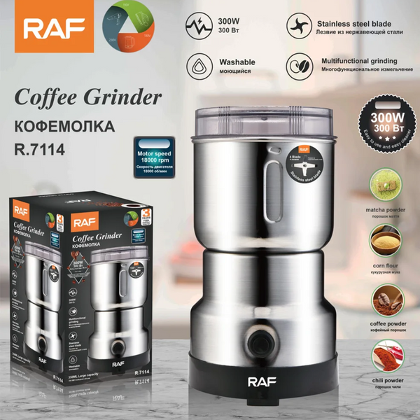 RAF Electric Coffee Bean And Spice Grinder Dry Mill Grinding Machine