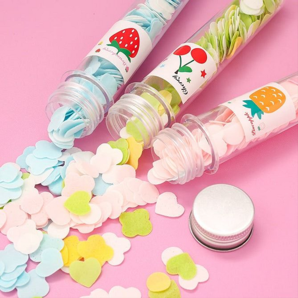 Scented Flower Paper Soap Bottle