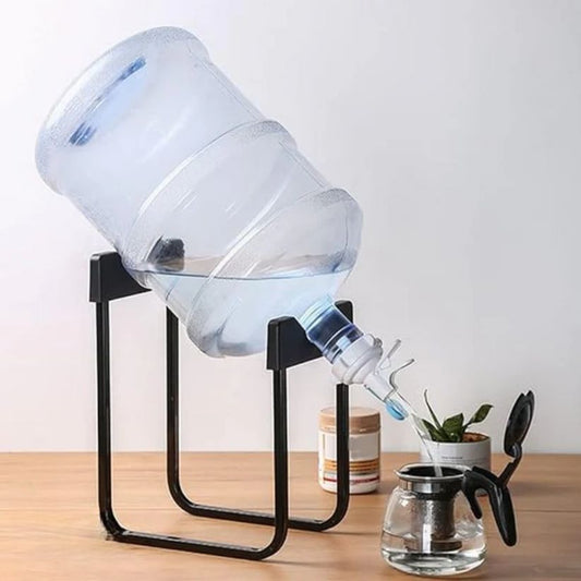 Metal Water Bottle Stand With Tap