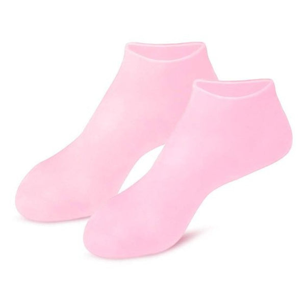 Silicone Gel Socks for Moisturize Dry Cracked Foot Skin.