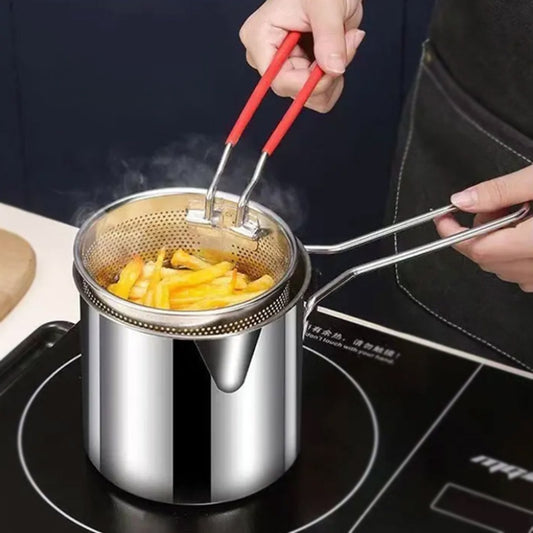 Deep Frying Pot Stainless Steel