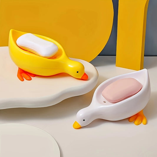 Cute Duck Drain Soap Dish (Pack Of 2)