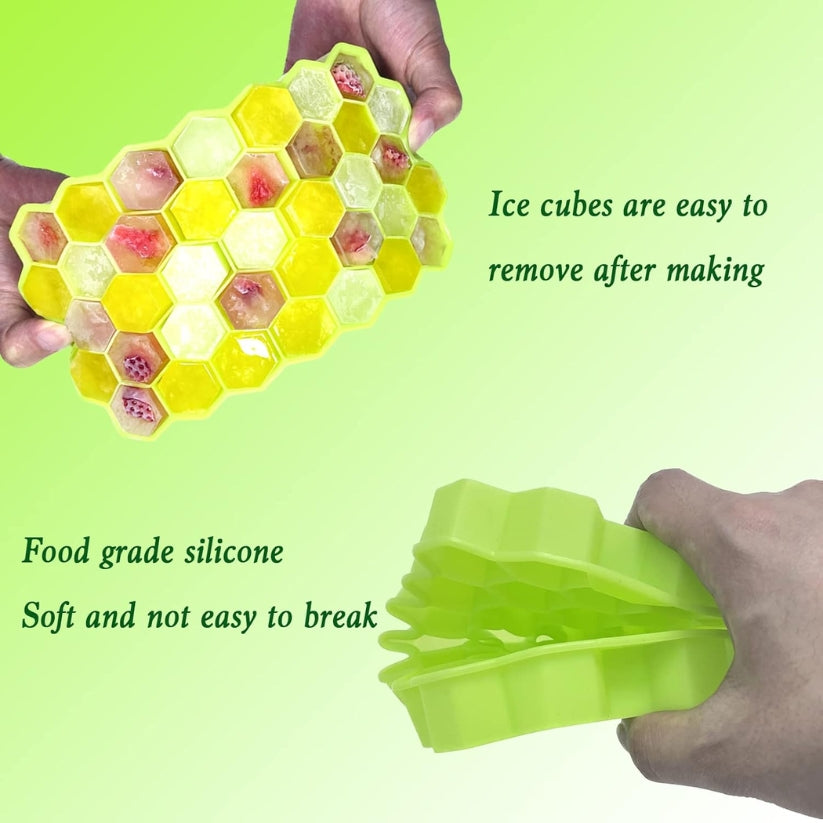 Honeycomb Ice tray with Lid