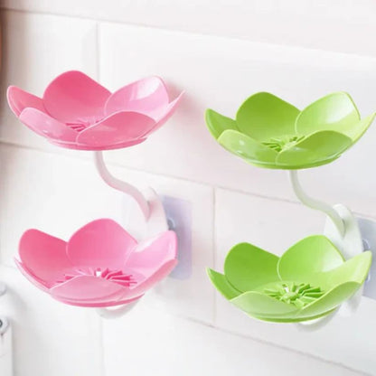 2 Layer Flower Soap Dish (Pack of 2)