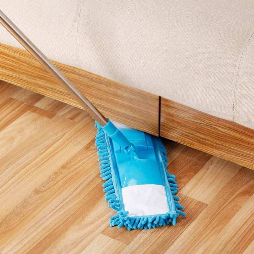 Flat Microfiber Squeeze Mop With Long Handle