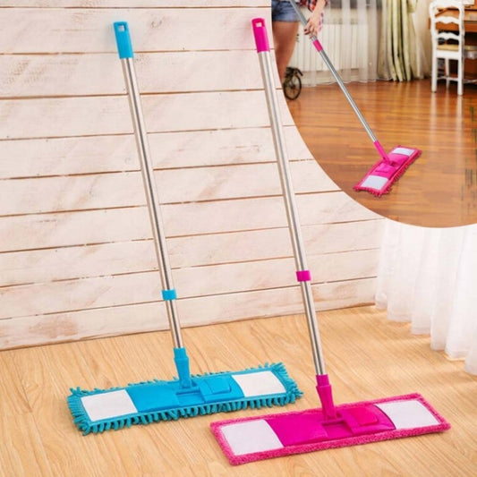 Flat Microfiber Squeeze Mop With Long Handle