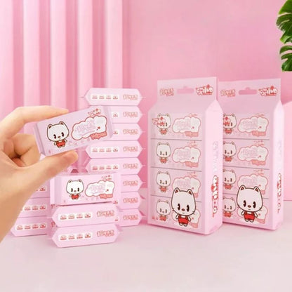 Mini Hand & Mouth Cleaning Wet Wipes (64 Pcs)