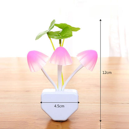 LED Mushroom Night Light With Sensor