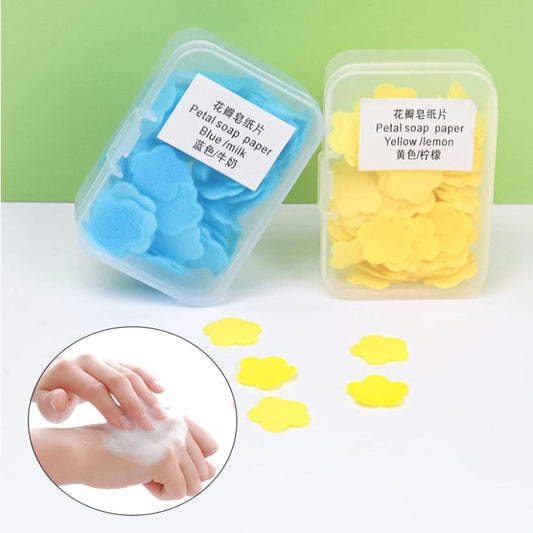 Disposable Petal Paper Soap (Pack Of 4)