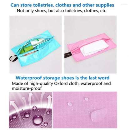 Storage Shoe Pouch With Hanging Hole Pack of 2