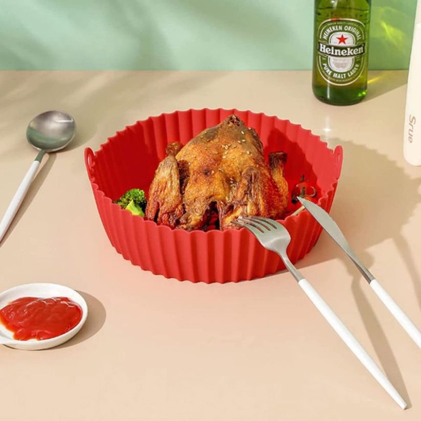 Silicone Air Fryer Baking Plates (Pack Of 2)
