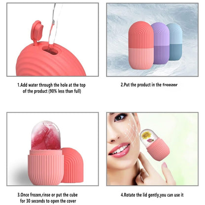 Silicone Face Ice Roller