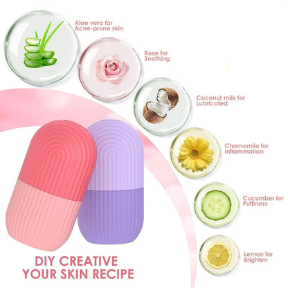 Silicone Face Ice Roller