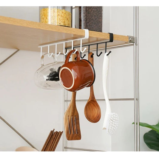 Under Cabinet 6 Hooks Organizer